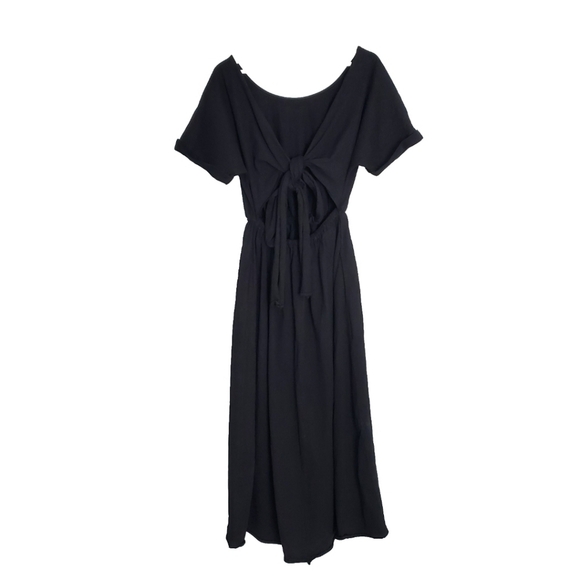 NEW Free People Beach Black Maxi Dress - Picture 3 of 5